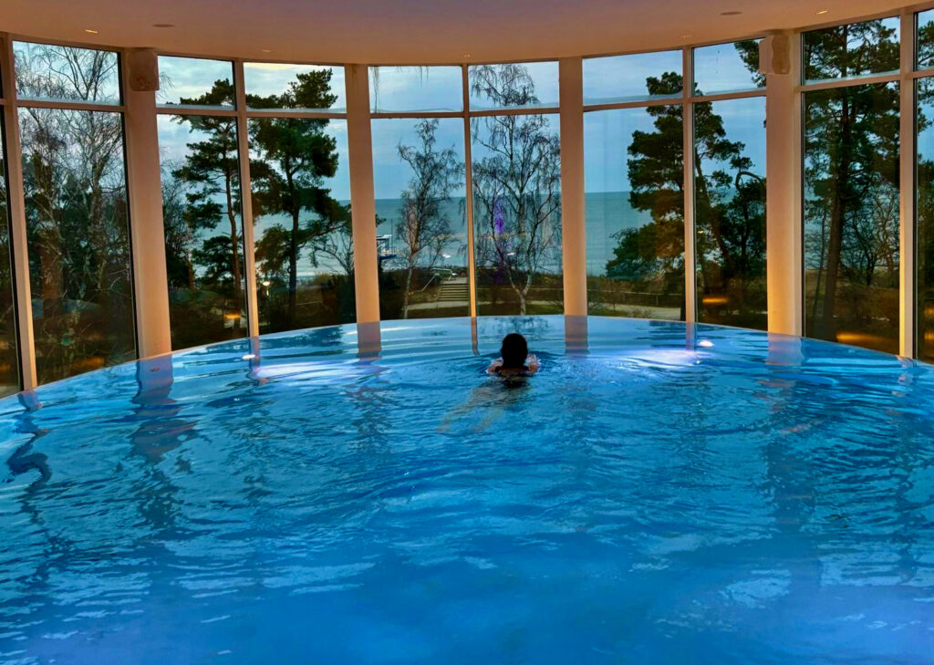 Strandhotel Ostseeblick Meerness Spa Usedom im Winter