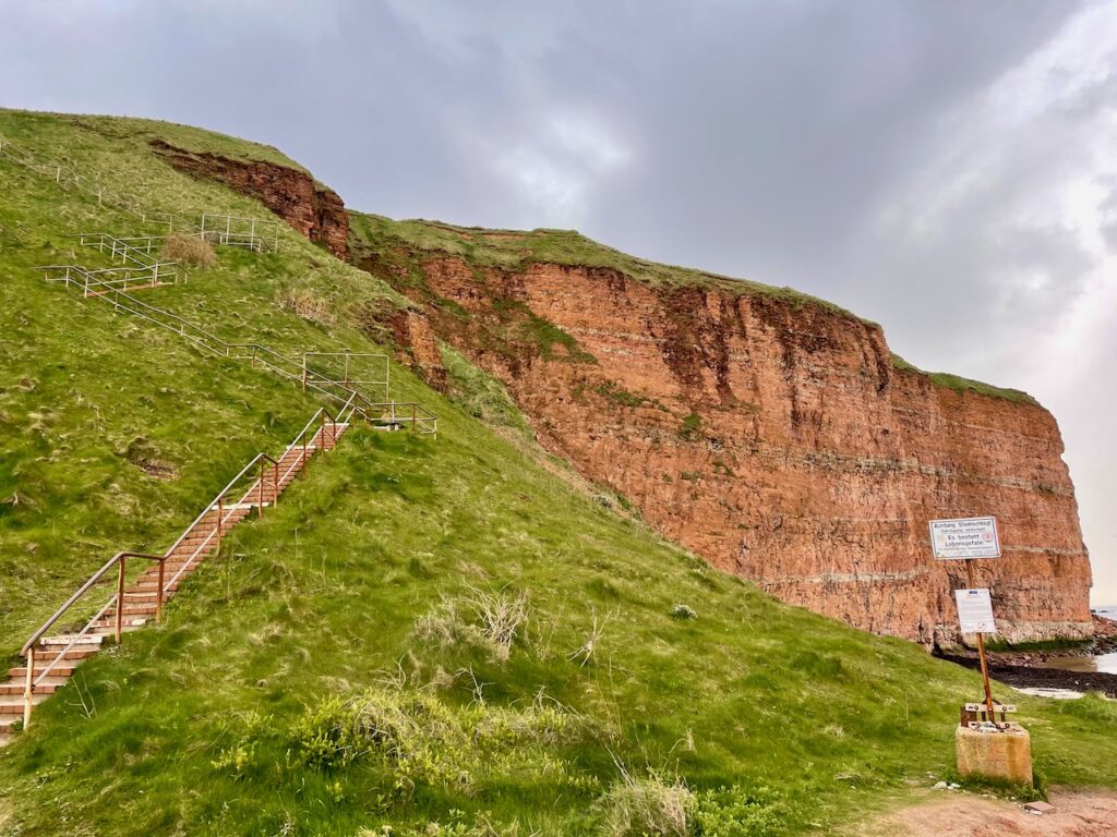 Steilkueste Helgoland