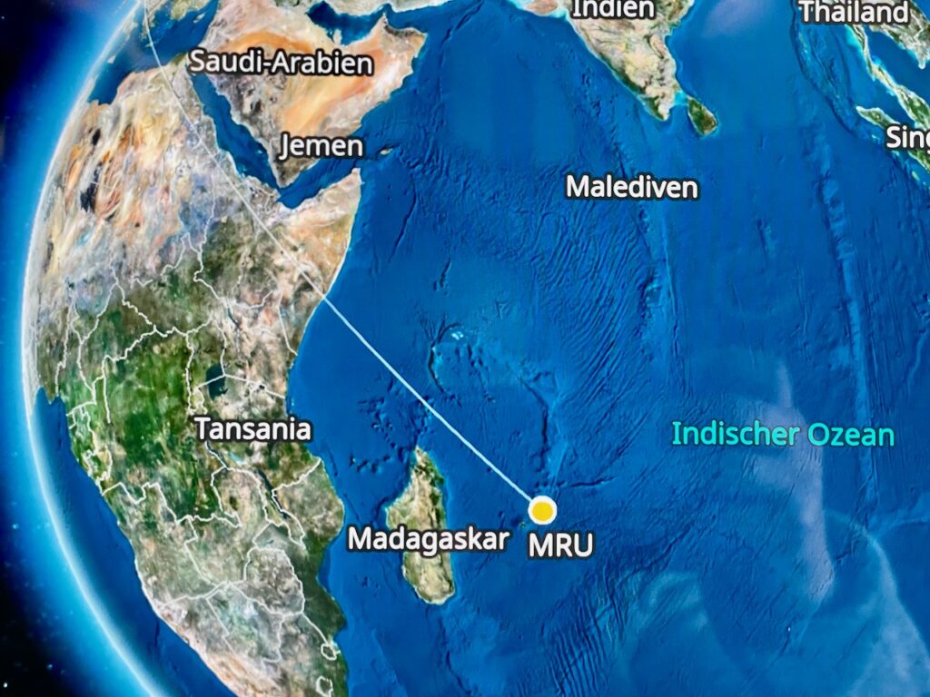 Condor Flug von Frankfurt nach Mauritius