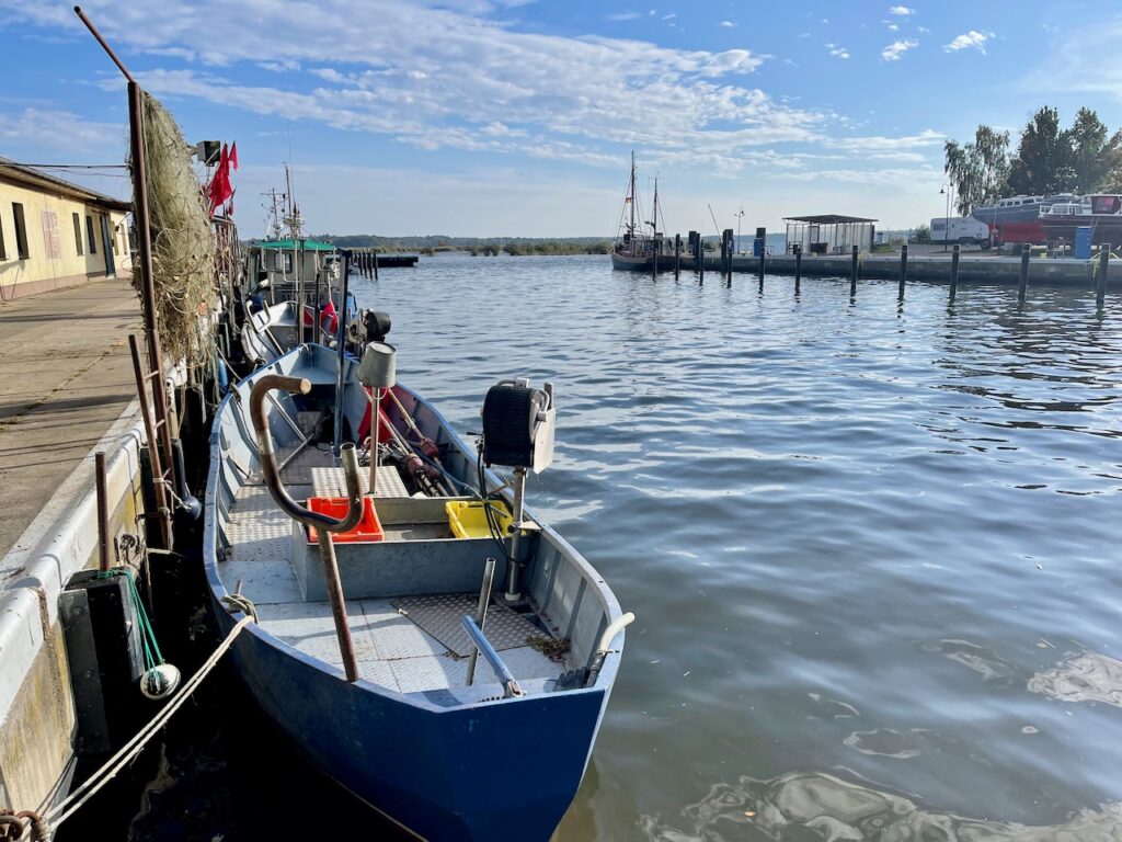 Ueckermuende Sehenswuerdigkeiten Hafen Altwarp