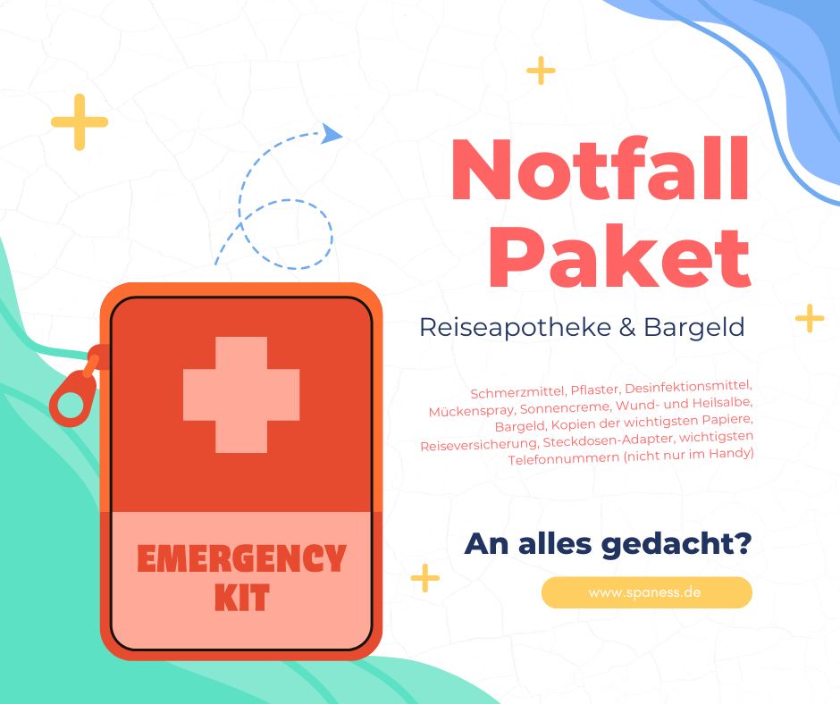 Notfall-Paket Reise Apotheke 