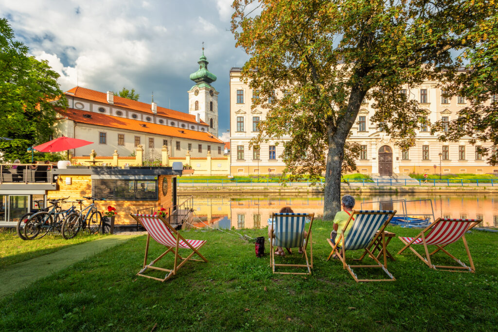 Im Seitenarm der Maltsch Budweis